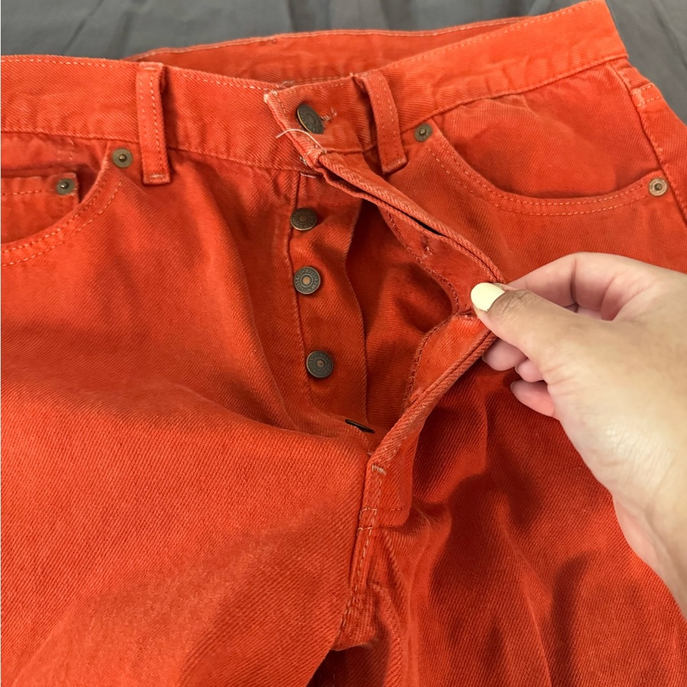 Levi's Vintage Red Jeans from the 80s